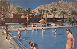 Swimming Pool, Hoberg's Desert Resort Postcard