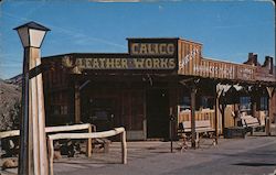 Calico Leather Works - Calico Ghost Town Postcard