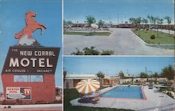 The New Corral Motel Victorville, CA Postcard Postcard Postcard