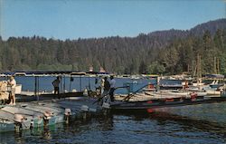 Lake Arrowhead Boat Dock Postcard