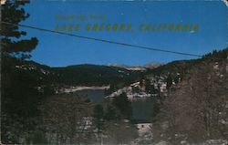 Winter at Lake Gregory Postcard