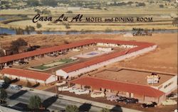 Casa Lu Al Motel and Dining Room Napa, CA Postcard Postcard Postcard