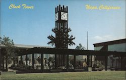 Clock Tower, Parkway Mall Napa, CA Postcard Postcard Postcard