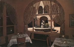 Courtyard Scene - Cafe Del Rey Moro Postcard