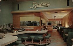 Squires Restaurant Postcard
