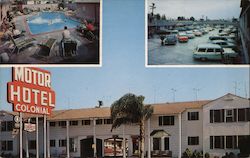 Colonial Motor Hotel Postcard