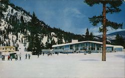 Squaw Valley Lodge - Ski lift Postcard