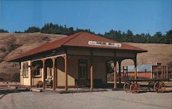 Duncans Mills Railroad Depot Postcard