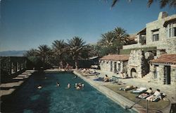 Outdoor Swimming Pool at Furnace Creek Inn Postcard