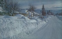 Winter in Westwood, Lassen County, Calif. Postcard