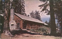 Lake Alpine Lodge California Postcard Postcard Postcard