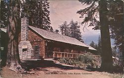 Lake Alpine Lodge Postcard
