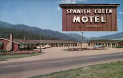Spanish Creek Motel Postcard