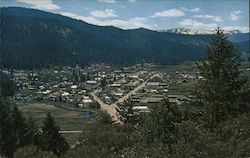 Bird's Eye View of Quincy California Postcard Postcard Postcard