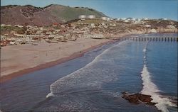 Avila Beach and the Country Pier near San Luis Obispo, California Postcard