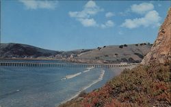 View of Avila Beach looking westward Postcard