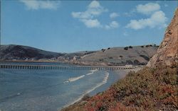 View of Avila Beach looking westward California Postcard Postcard Postcard