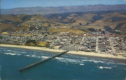 Aerial View Pismo Beach, CA Mat Mahano Am Postcard Postcard Postcard