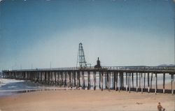View Of Pismo Beach Pier California Postcard Postcard Postcard