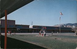 Grammar School Playground Postcard