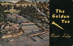 The Golden Tee Resort Lodge Morro Bay, CA Postcard Postcard Postcard