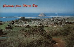 View From Black Mountain Morro Bay, CA Postcard Postcard Postcard