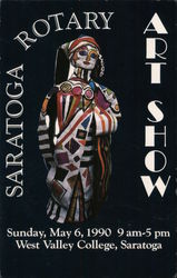 Saratoga Rotary Art Show California Diana Van Hall Postcard Postcard Postcard