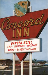 Concord Inn California Postcard Postcard Postcard