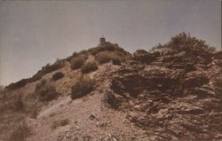 Looking North Along Summit Ridge, Tower Atop Mt. Diablo Postcard