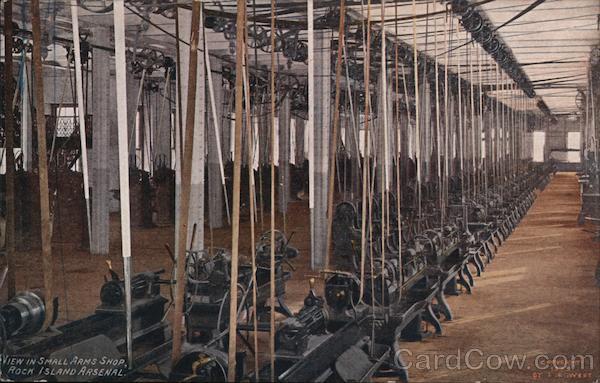 View in Small Arms Shop, Rock Island Arsenal Illinois