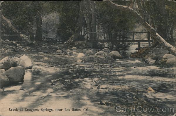 Creek at Congress Springs Los Gatos California