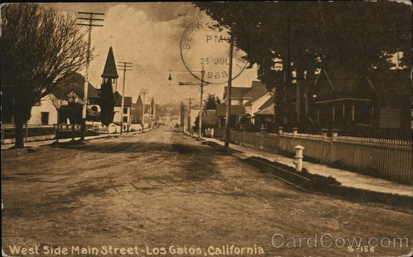 West Side Main Street Los Gatos California