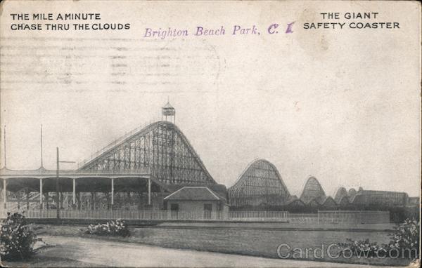 Giant Safety Roller Coaster Brighton Beach Park Coney Island New York
