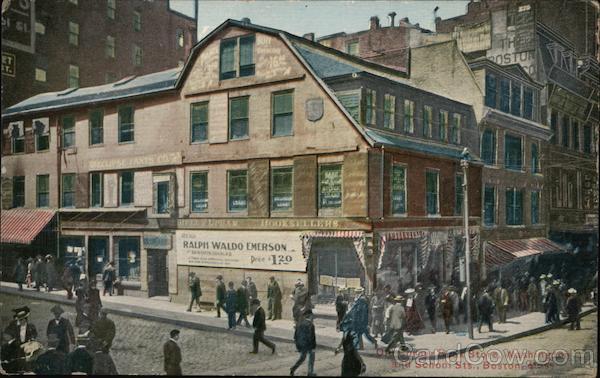 Corner Book Store, Washington and School Streets Boston Massachusetts