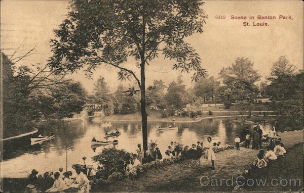 Scene in Benton Park St. Louis Missouri