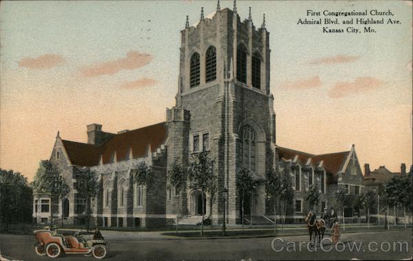 First Congregational Church, Admiral Blvd. and Highland Ave. Kansas City Missouri