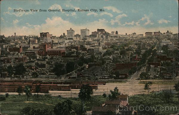Bird's-Eye View from General Hospital Kansas City Missouri