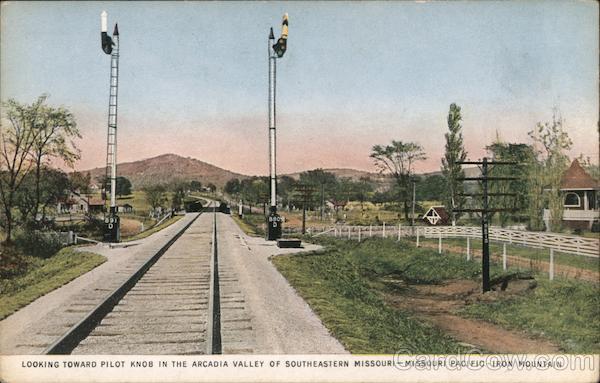 Looking Toward Pilot Knob in the Arcadia Valley of Southeastern Missouri