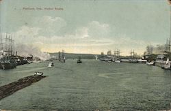 Harbor Scene Postcard
