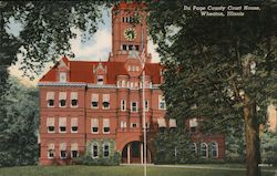 Du Page County Court House Wheaton, IL Postcard Postcard Postcard