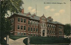 St. John's School Bangor, ME Postcard Postcard Postcard