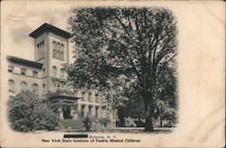 New York Institute of Feeble Minded Children Postcard