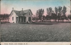 Farm Houses Postcard