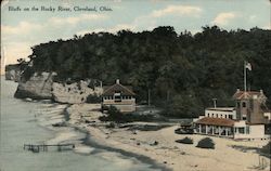 Bluffs on the Rocky RIver Cleveland, OH Postcard Postcard Postcard