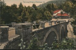 The Long Bridge Saratoga, CA Postcard Postcard Postcard