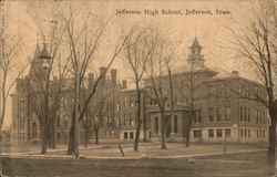 Jefferson High School Iowa Postcard Postcard Postcard