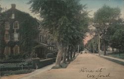 Pine Street Oxford, PA Postcard Postcard Postcard