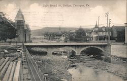 East Broad St. Bridge Tamaqua, PA Postcard Postcard Postcard