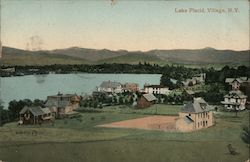 Lake Placid Village Postcard