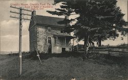 Chad's House, Scene of Battle of Brandywine, Sept. 11, 1777 Chadds Ford, PA Postcard Postcard Postcard